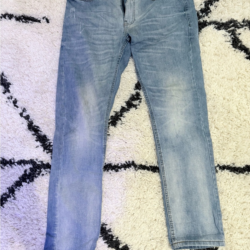 Forever 21 Jeans Men's Light Blue Slim Jeans